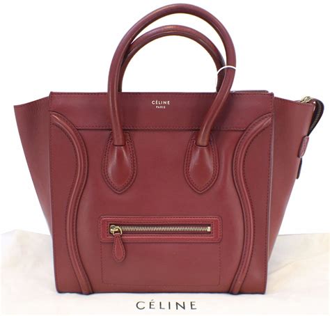 celine bag red pink and black|celine real real handbags.